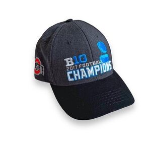 Grey and black Ohio State Big Ten Championship hat